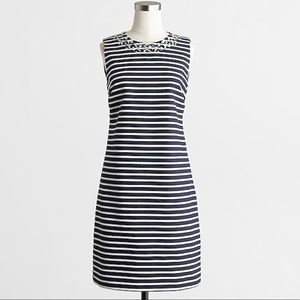 Jcrew Striped Sheath Dress